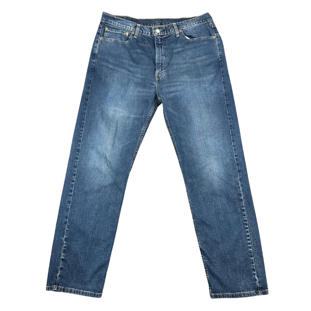 Levi's‎ 505 Jeans Mens 38x32 Regular Fit Straight Leg Medium Wash Blue Denim